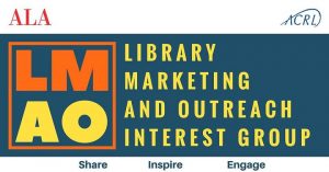 a banner for the Library Marketing and Outreach Interest Group