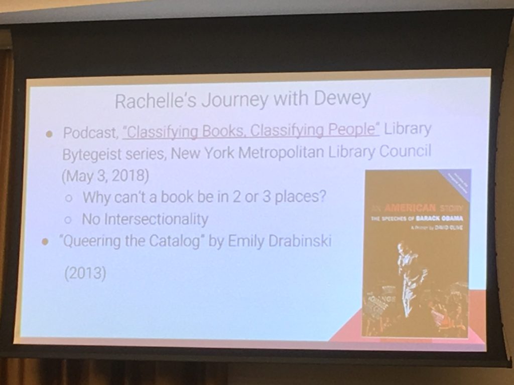 Rachelle's journey with Dewey